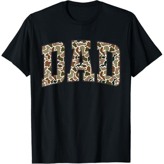 Mới nhất Retro Camo Vịt Săn Bố Cũ Camo Thiết Kế Áo Thun Tốt Nhất