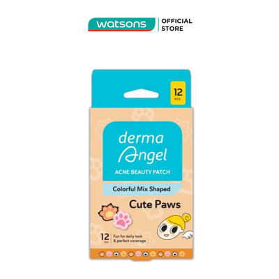 Miếng Dán Mụn DermaAngel Acne Beauty Patch Cute Paws 12pcs