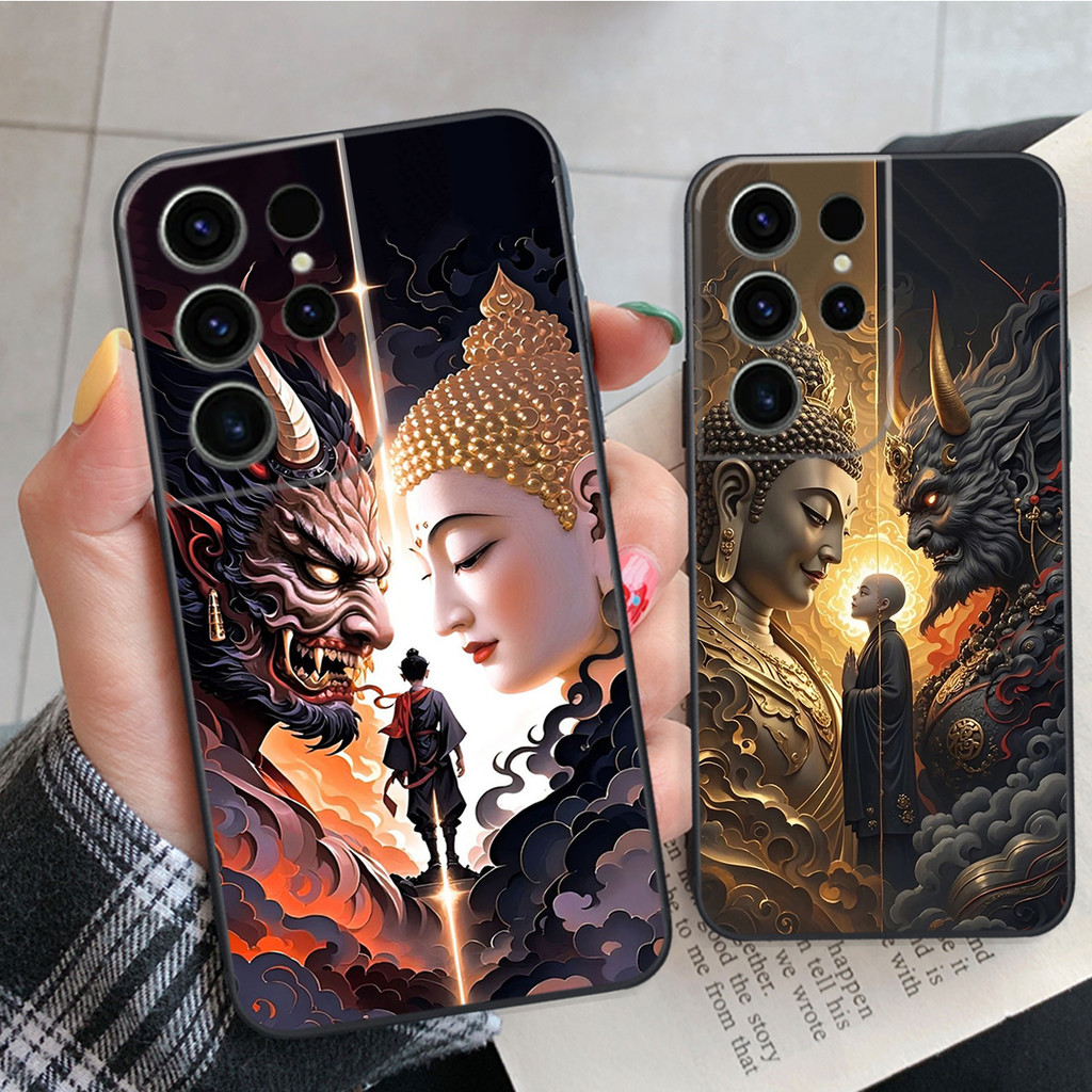 Ốp lưng Samsung S23 5G-S23 PLUS 5G/S23+ 5G-S23 ULTRA 5G-S23 FE hình tâm thiện,ác ngầu đẹp bảo vệ cam