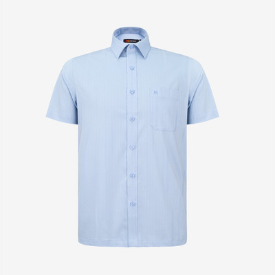 Áo sơ mi nam KHATOCO ngắn tay form Tailor Fit lai ngang mã A1MN498T2-CNMK758-2704-N