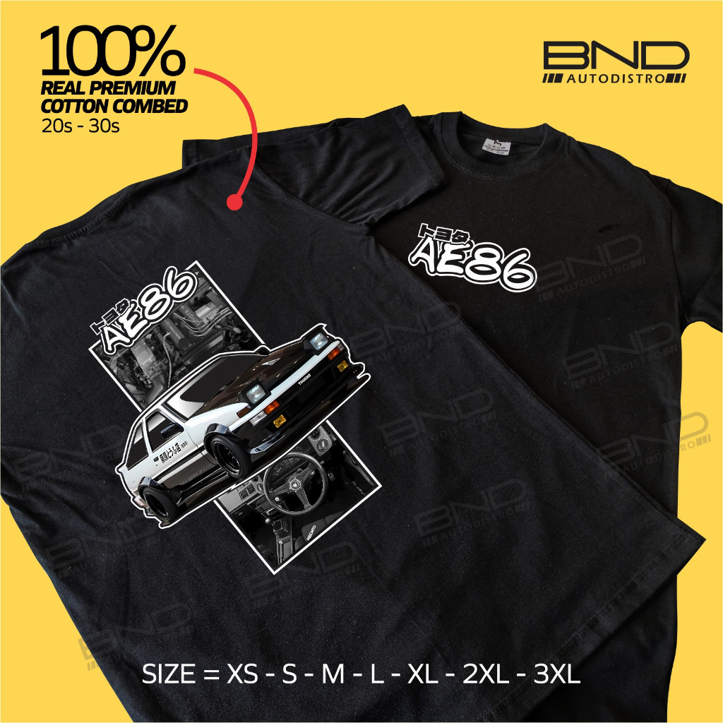 Áo thun sợi nhỏ Toyota Corolla Ae86 Original D