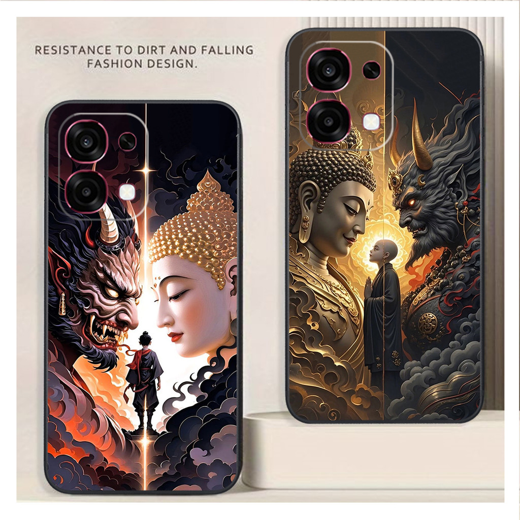 Ốp lưng Oppo A6 pro / Oppo A6 / Oppo F31 5G hình tâm thiện,ác ngầu đẹp bảo vệ camera