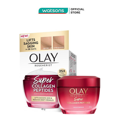 Kem Dưỡng Olay Regenerist Super Collagen Peptides Soft Moisturiser 45g