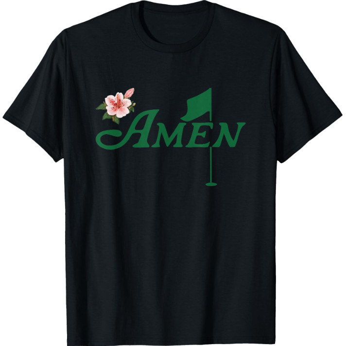 Amen Golf Love Golf Flower Flower Azalea Augusta Georgia Áo thun