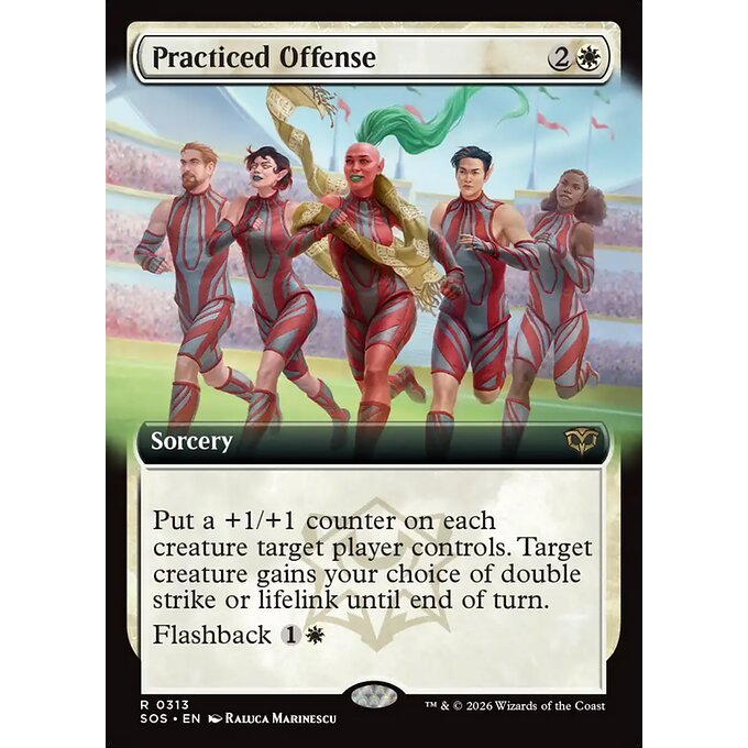 Magic: The Gathering - Secrets of Strixhaven - Practiced Offense (313) Foil
