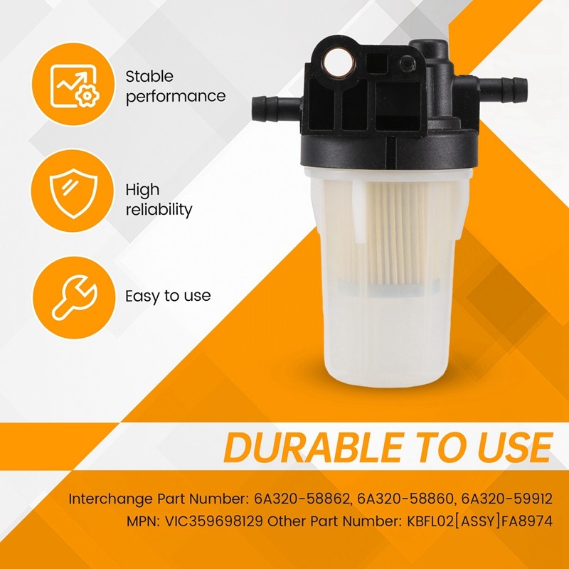 Dành Cho Bộ Lọc Nhiên Liệu Kubota B2320 B2410 L2800 L3400 LX2610HSD M5640SU RTV-X1100CR RTV-X900G RT