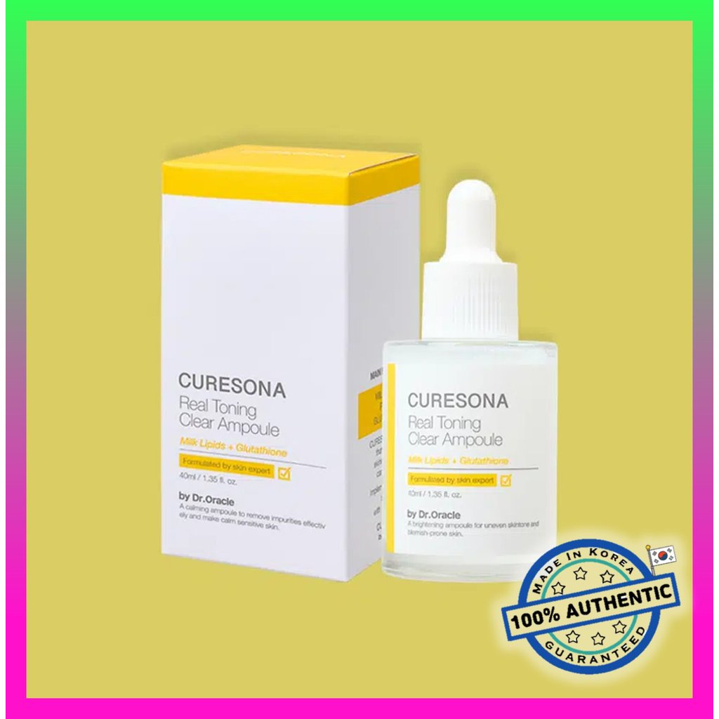 [Dr.Oracle] CURESONA Real Toning Clear Ampoule 40ml / Serum phát sáng sáng