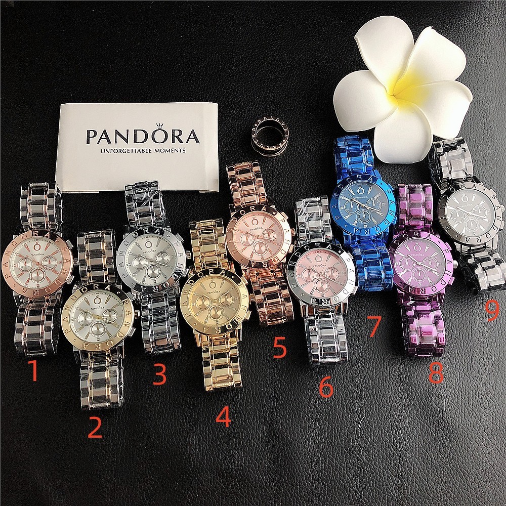 Pandora Thời Trang Sang Trọng Nam Đồng Hồ Thể Thao Kinh Doanh Thạch Anh Nam Đồng Hồ Mặt Tròn Thông T