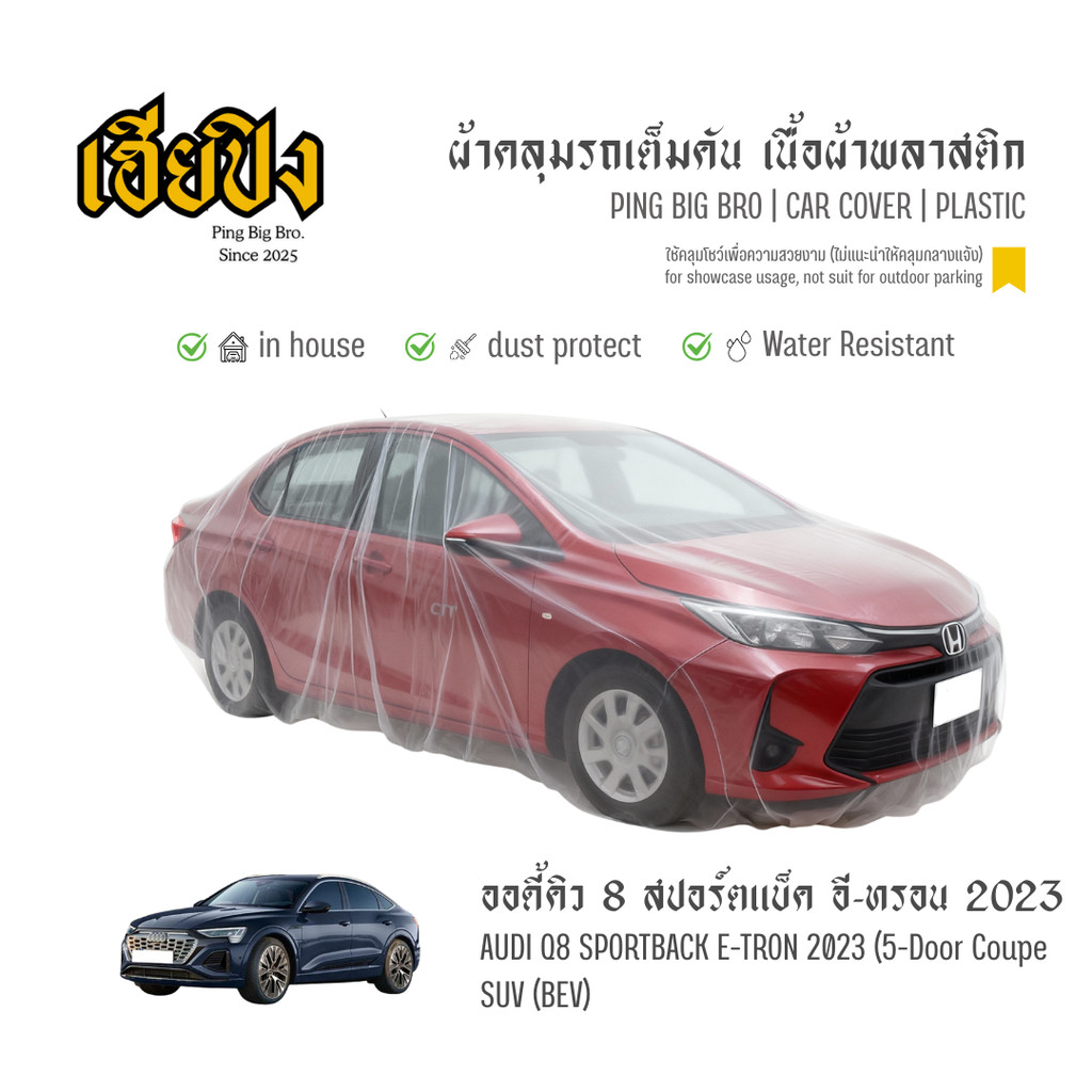 Hi Ping Xe Audi Q8 Sportback E-Tron Coupe Suv (EV) 2023 Vải Nhựa Kích Thước L SFO0 Q8