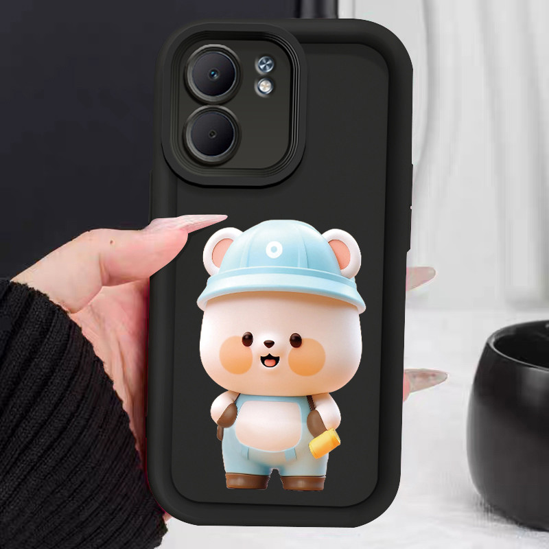 Ốp Lưng Cho OPPO A5X 4G A5X 5G Gấu Dễ Thương Điện Thoại Silicon Mềm Chống Sốc