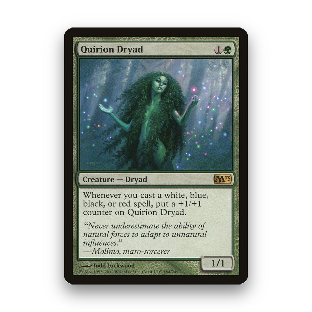 [MTG] Quirion Dryad (184) [M13] [XANH] [RARE] | Phép thuật tập hợp