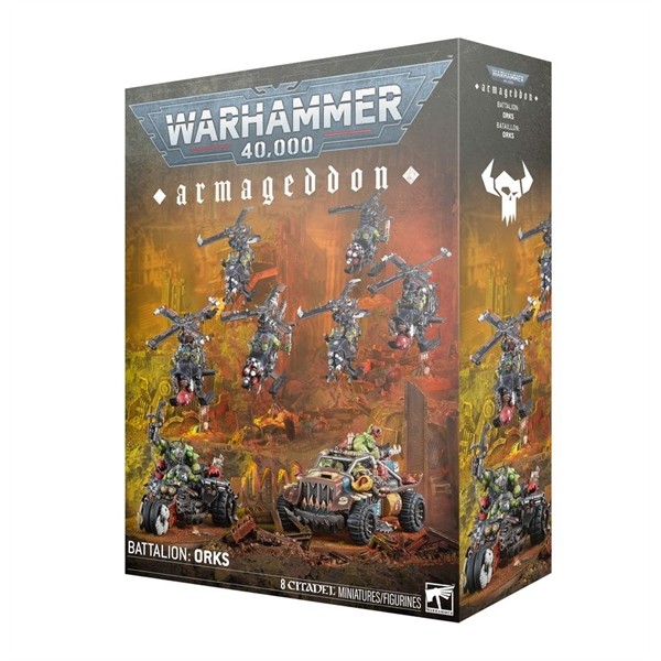 ARMAGEDDON BATTALION - ORKS - GAMES WORKSHOP - 73-501
