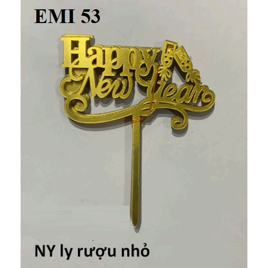 10 Thẻ mica Happy new year