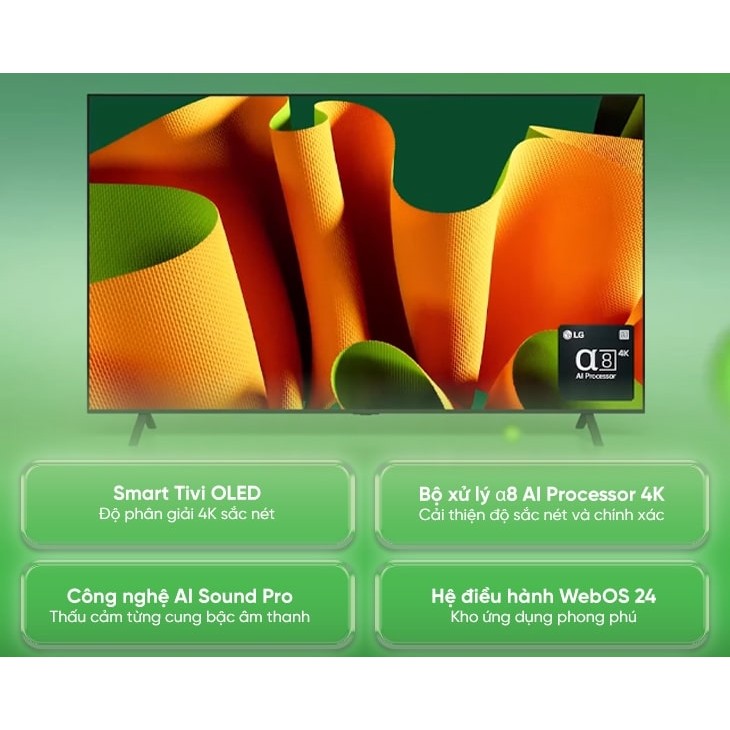 Smart Tivi OLED LG 4K 48 inch 48B4PSA 2024 - INDONESIA Bảo hành hãng