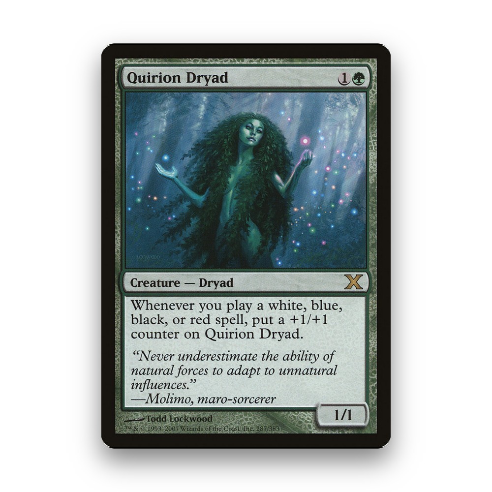 [MTG] Quirion Dryad (287) [10E] [XANH] [RARE] | Phép thuật tập hợp
