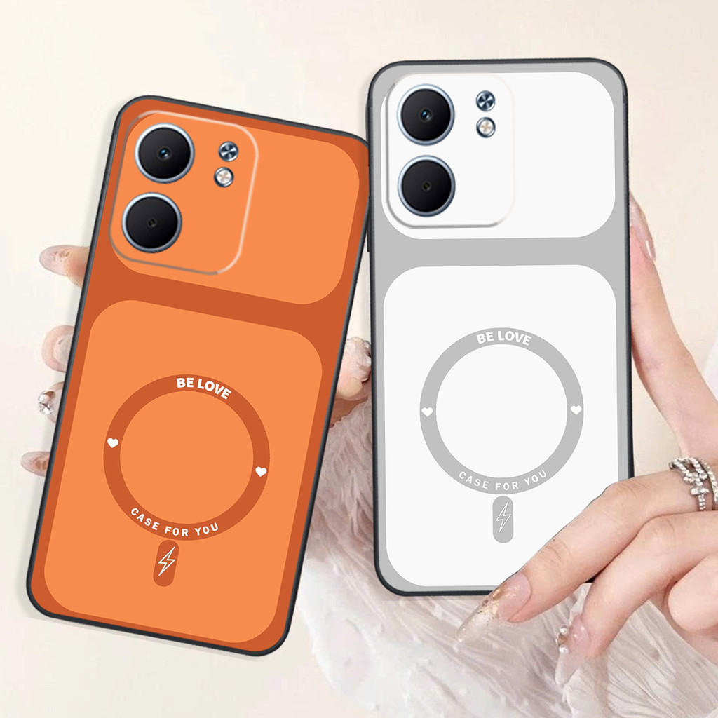 Ốp lưng OPPO A5X / OPPO A5i / OPPO A5i pro in hình vòng tròn màu basic cực đẹp