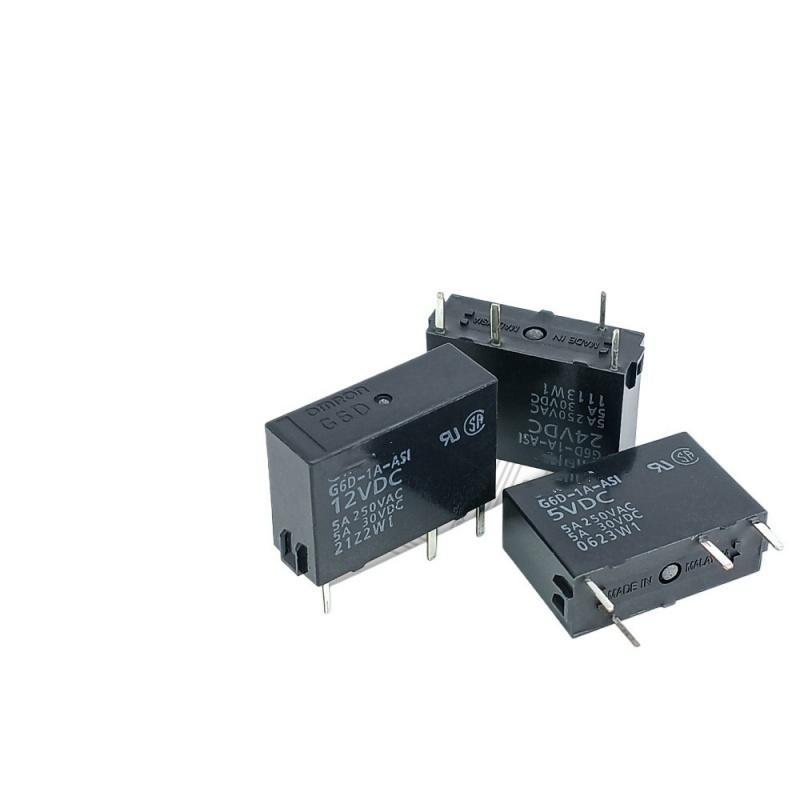 Rơle nguồn G6D-1A-ASI-5 12 / 24 VDC, 5 V / 12 V / 24 V, 5 A, 4 pin, rơle