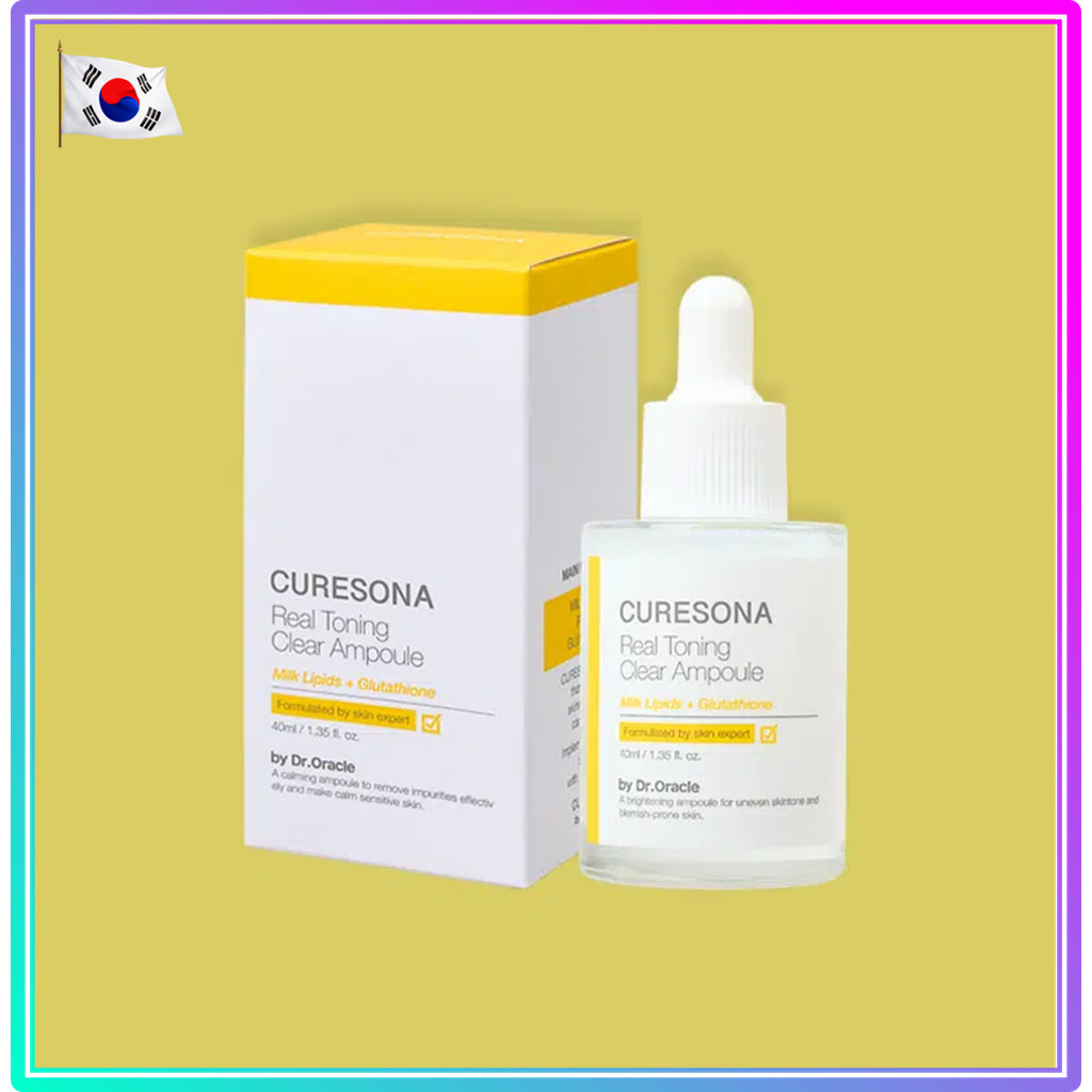 [Dr.Oracle] CURESONA Real Toning Clear Ampoule 40ml / Serum phát sáng sáng