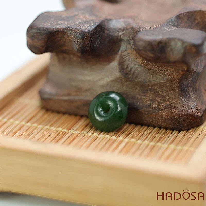 Mặt đồng điếu Ngọc bích 4A Đá Tự Nhiên Đẹp Tinh Xảo HADOSA