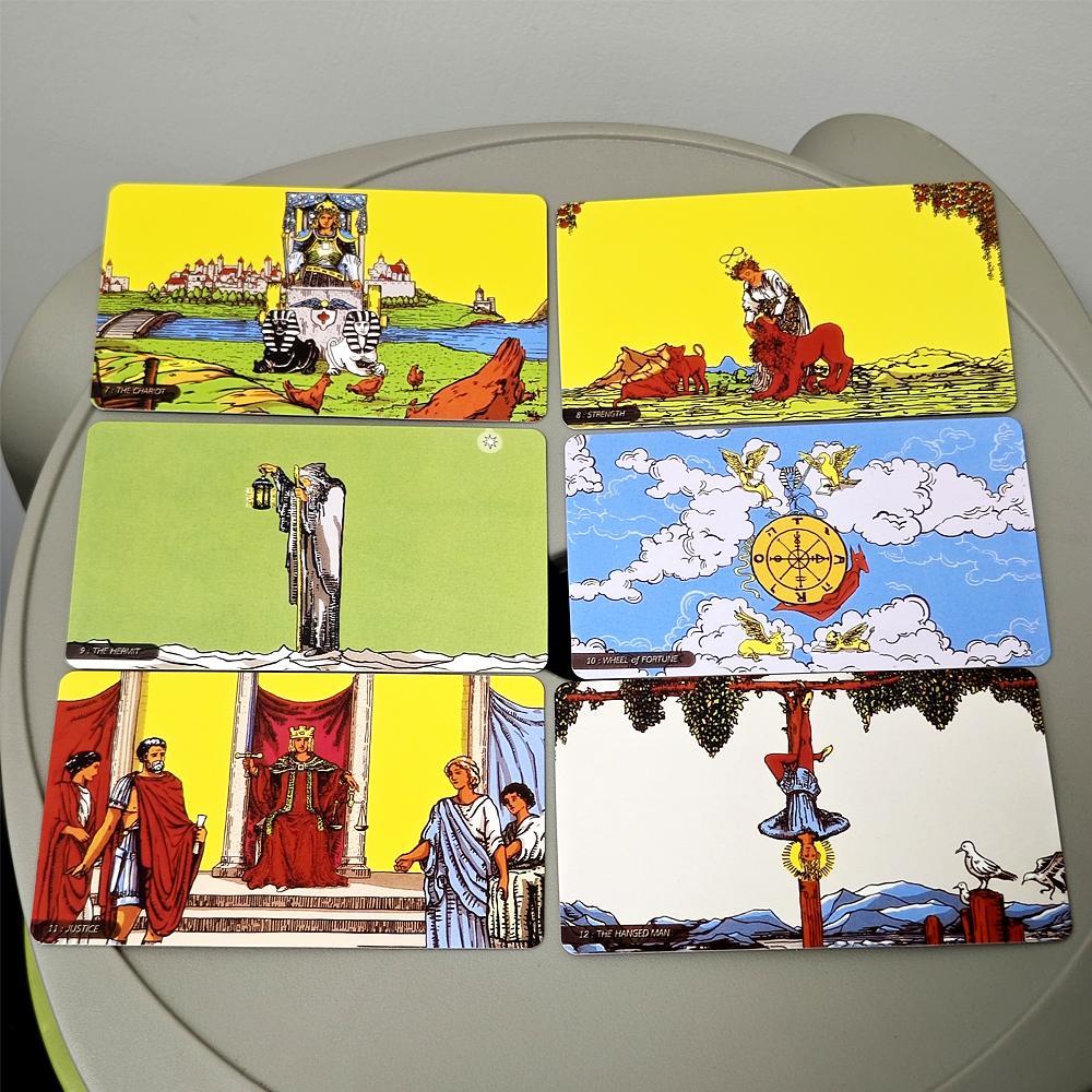 RWS Panorama Tarot 10.3 * 6cm 78 Chiếc Thẻ Khi Ống Kính Góc Rộng Thể Hiện Bạn Quan Điểm Mới Của RWS 