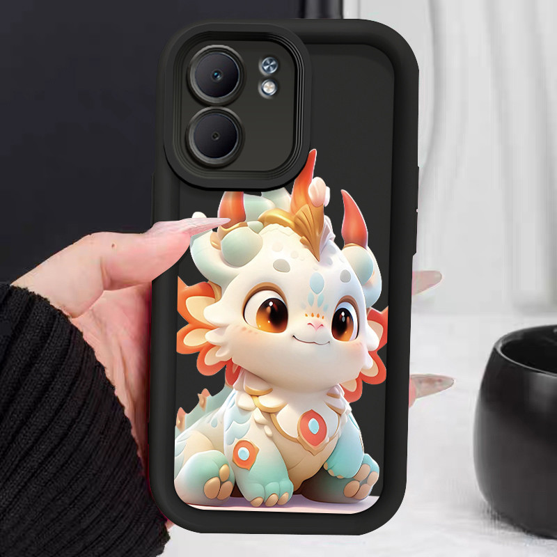 Ốp Lưng Cho OPPO A5X 4G A5X 5G Điện Thoại Rồng Dễ Thương Silicon Mềm Chống Sốc