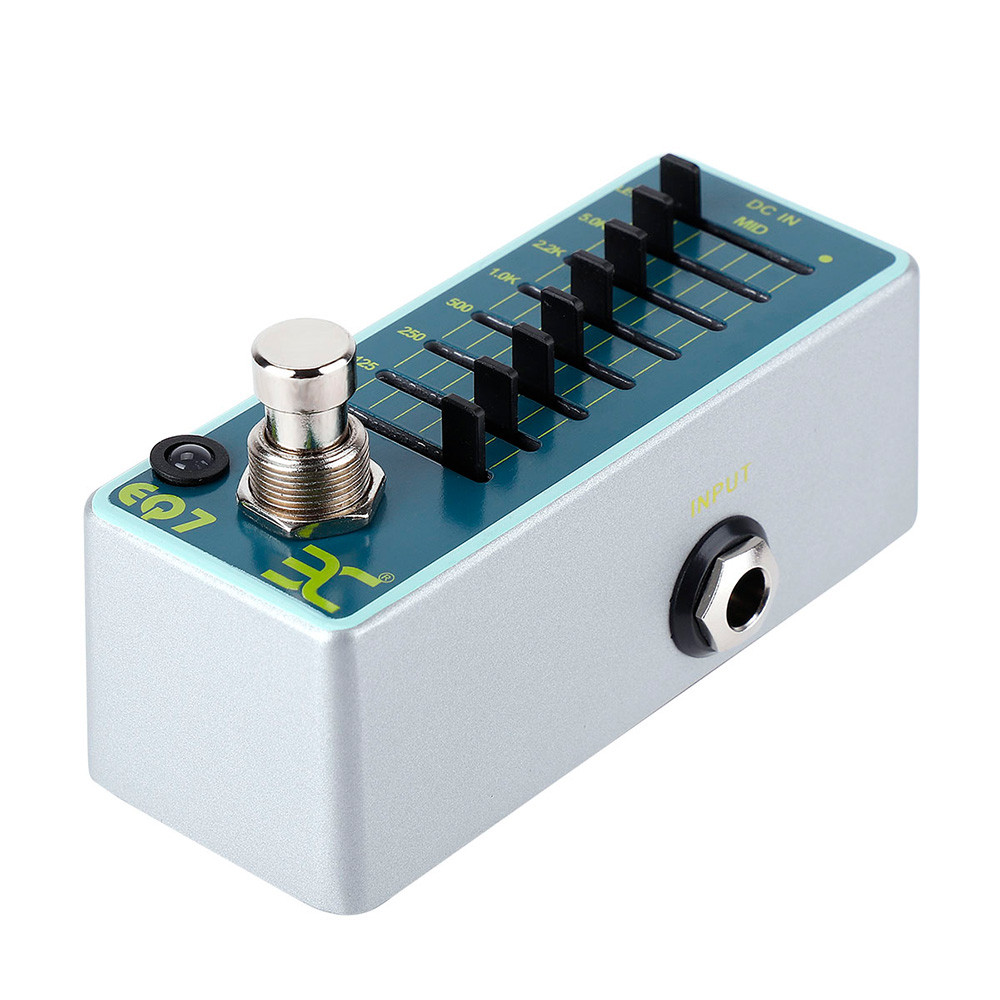 Bàn đạp hiệu ứng cân bằng đàn Guitar ENO EX EQ7 7-Band EQ Full Metal Shell True Bypass