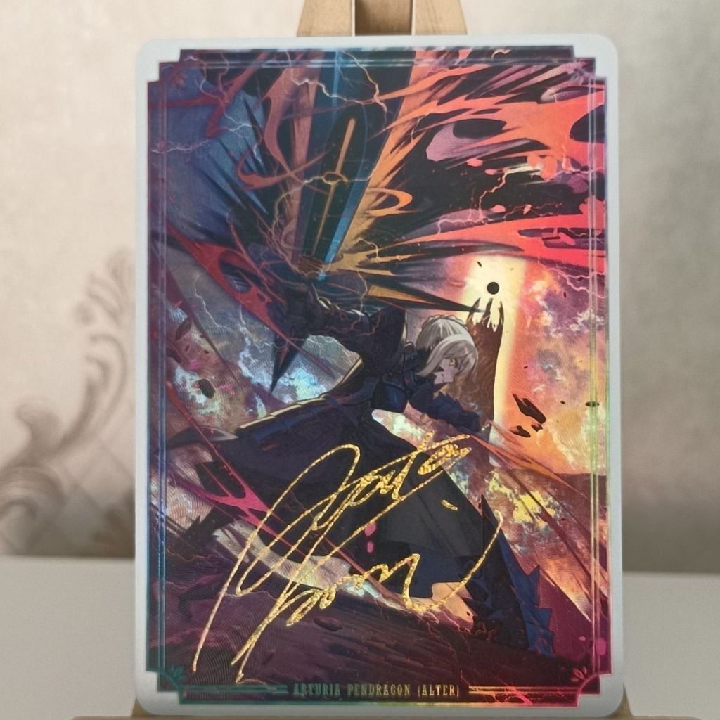 Fate FGO Black Sabre Gilding Card Chơi hợp thời trang Bộ sưu tập hoàn toàn mới