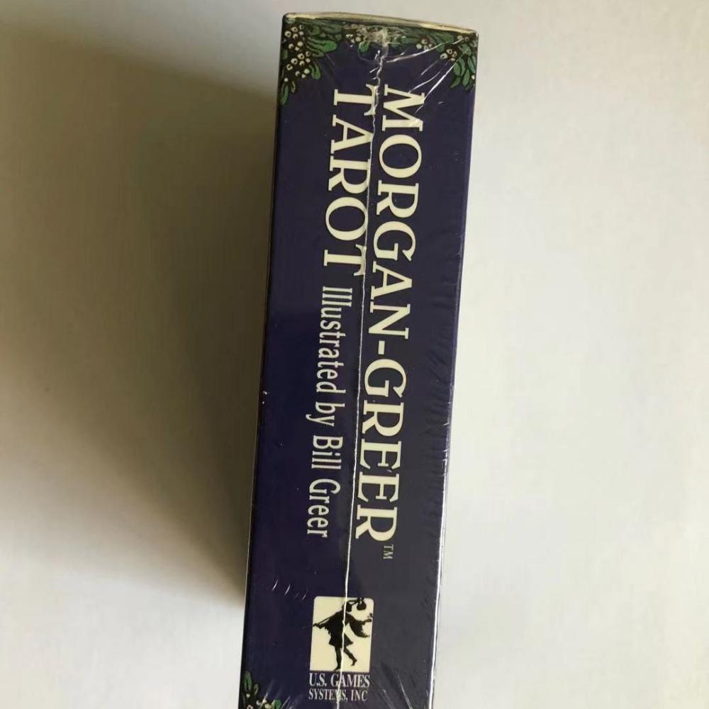 Bộ bài Tarot Morgan Greer 12 * 7cm kèm sách hướng dẫn dành cho người mới bắt đầu 78 chiếc thẻ có kíc