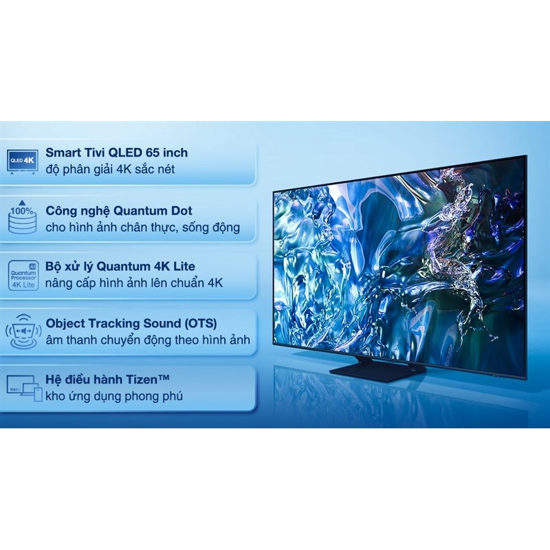 Smart Tivi QLED Samsung 4K 65 inch QA65Q60D 2024 - VIỆT NAM Phân phối chính hãng