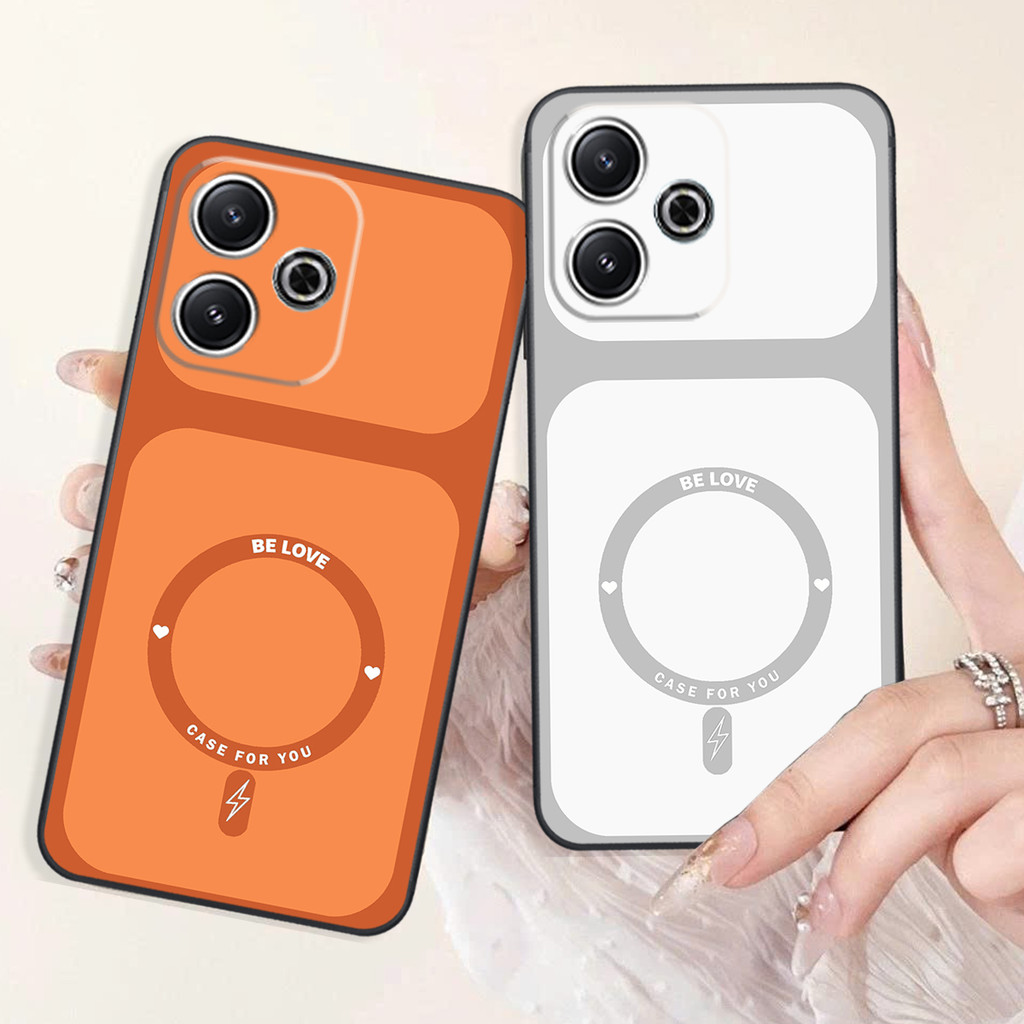 Ốp lưng Xiaomi Redmi 13 / Redmi 13X /Redmi 13 turbo in hình vòng tròn màu basic cực đẹp