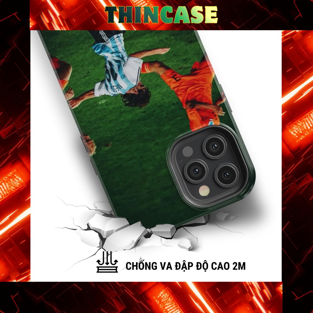 Ốp lưng iPhone Messi World Cup 2014 nhựa cứng bóng cho iphone 11-17 Pro Max Plus Xs full viền