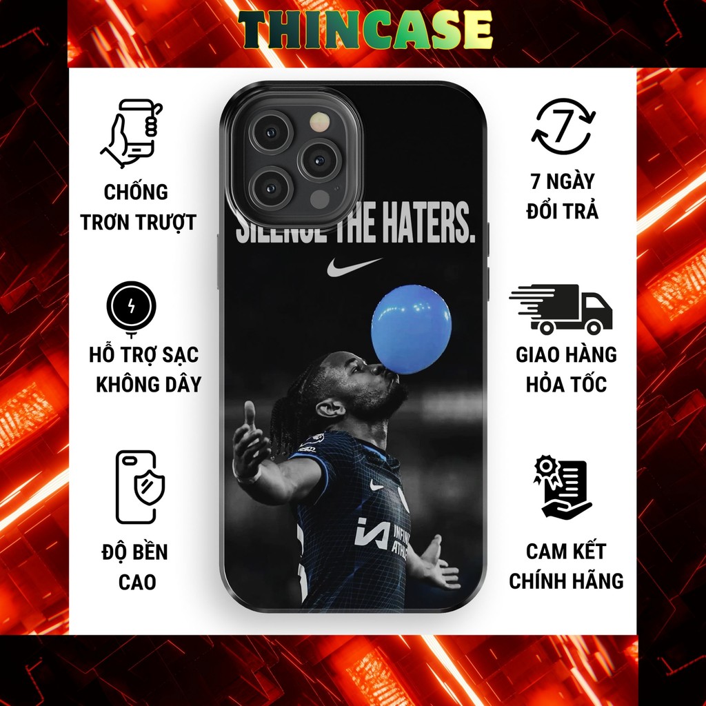 Ốp lưng iPhone THINCASE Nkunku Chelsea nhựa cứng bóng cho iphone 11-17 Pro Max Plus Xs full viền