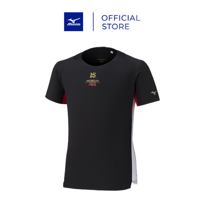 Áo Bóng đá Unisex MORELIA NEO UL SHIRT HS Đen - P2MAD50109