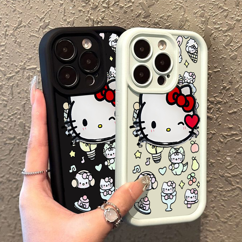 Ốp lưng Hello Kitty hoạt hình OPPO A17/A17K chống sốc A38/A18 A16K/A16E A3S/A12E A5 A3X/A3 A53/A32 A