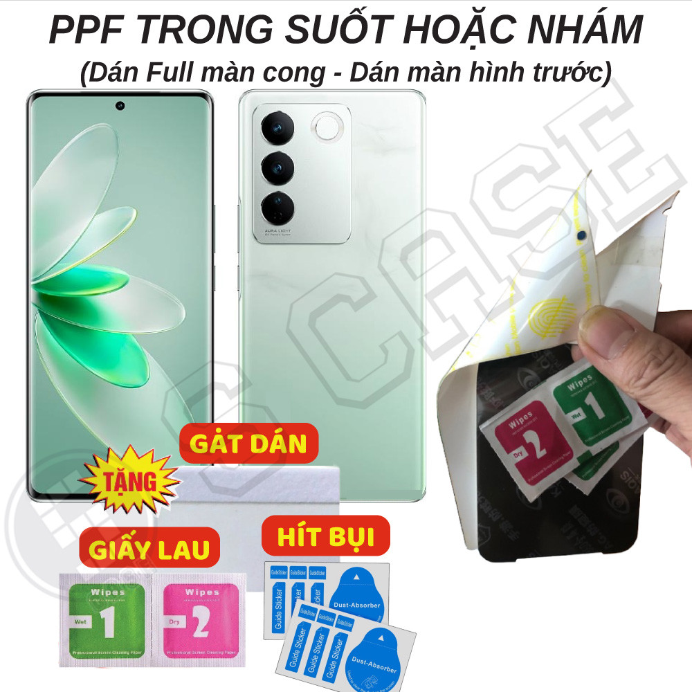 Dán PPF Full Màn Cho Vivo S16 Pro 5G Vivo S16 5G (Chung Miếng Dán) - Trong Suốt Hoặc Nhám Mờ Chống V
