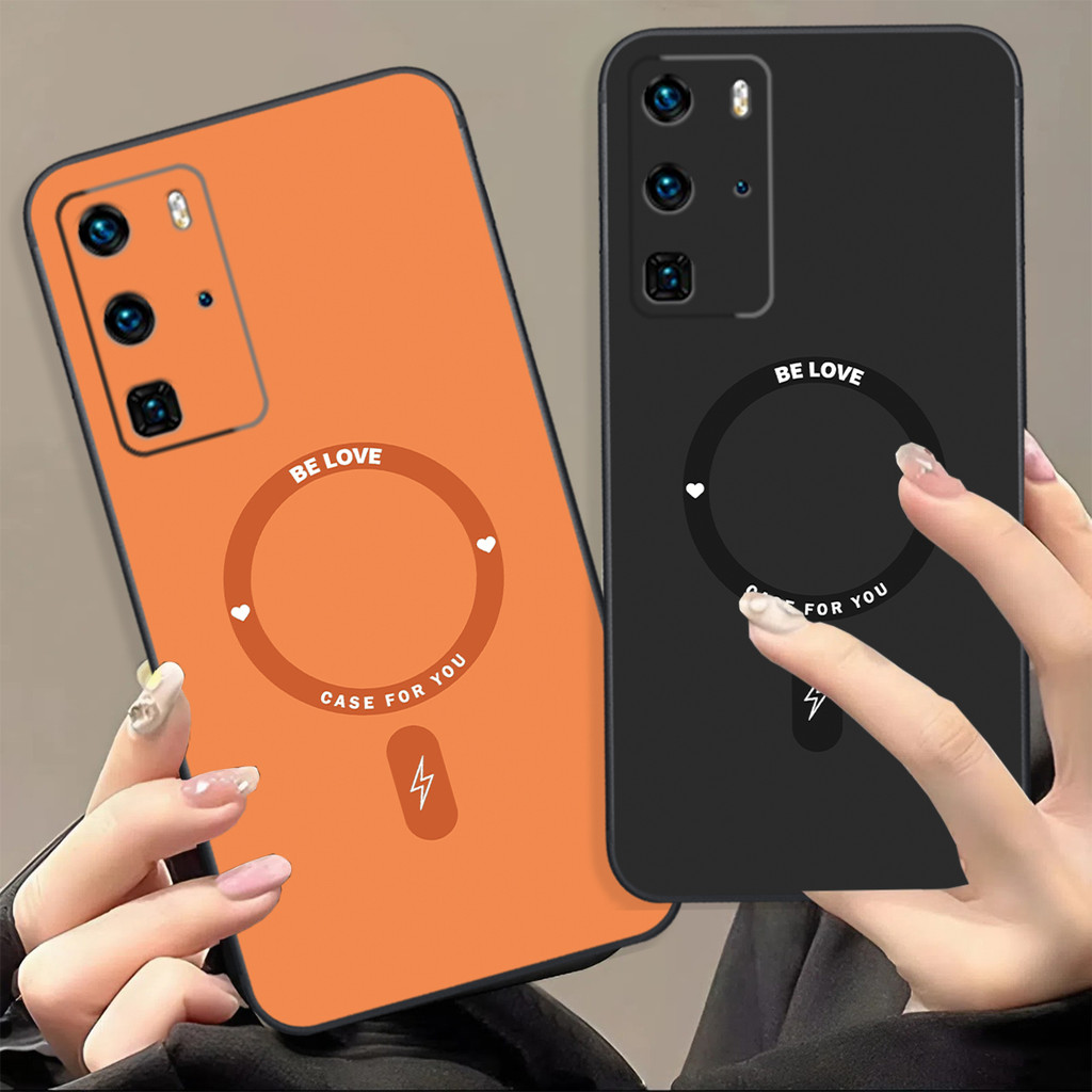 Ốp lưng Huawei P40 / P40 Pro / P40 lite in hình vòng tròn màu đẹp bảo vệ camera