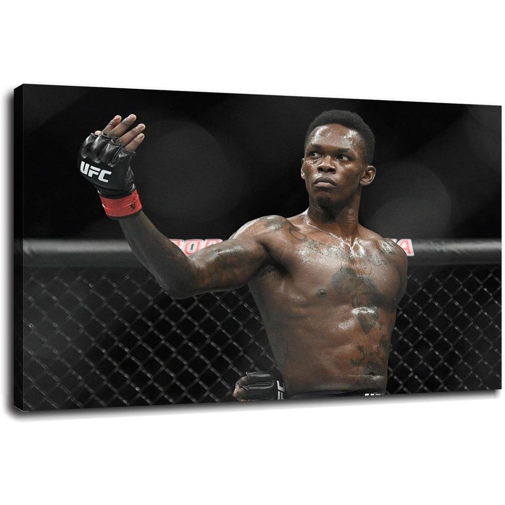 Israel Adesanya Poster Muhammad Canvas In Poster Ảnh Nghệ Thuật Treo Tường Cho Trang Trí Văn Phòng T
