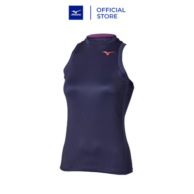 Áo Tennis Nữ RACKET SPORT TANK Xanh hải đăng/Trắng/Cam cháy - 62GAD70114