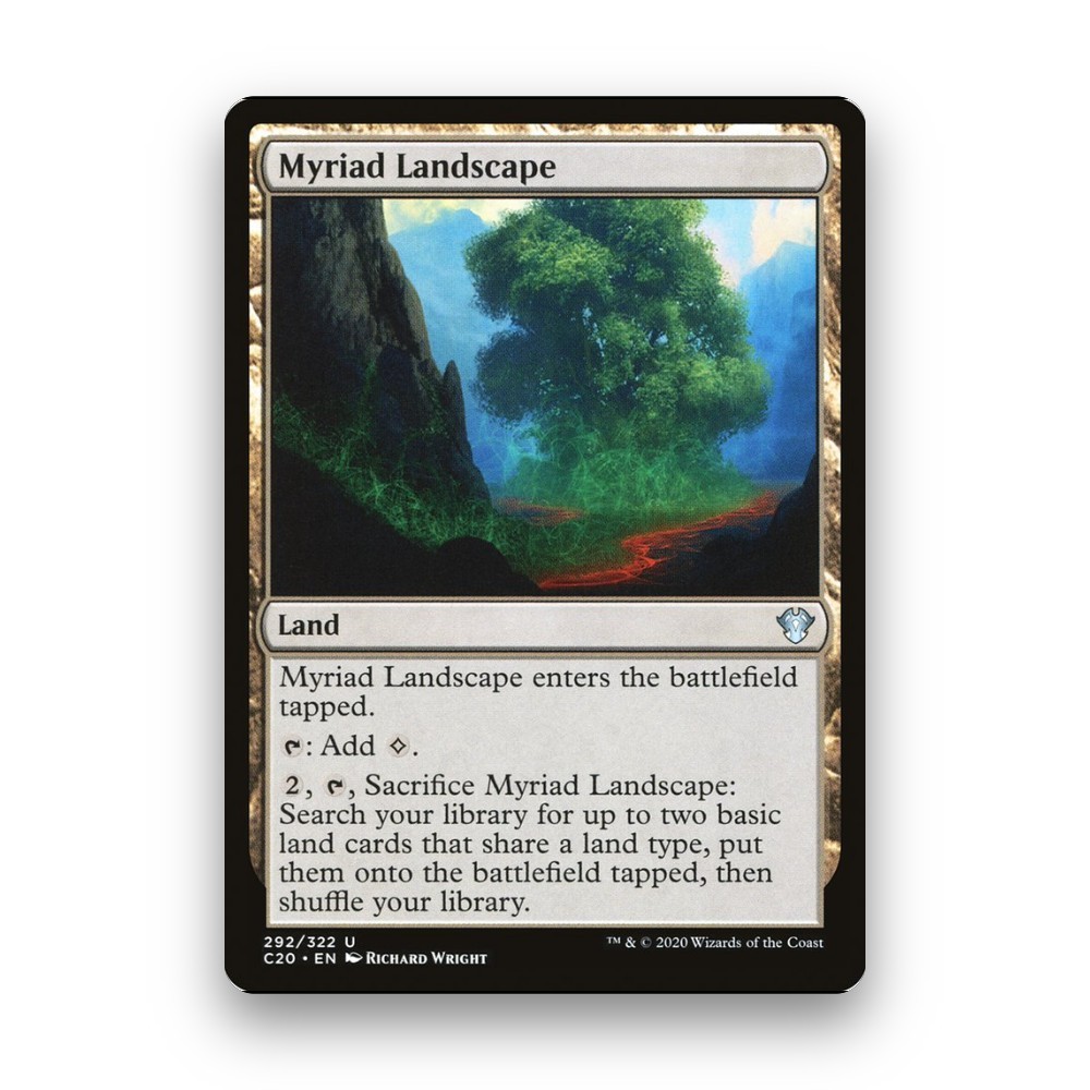 [MTG] Phong cảnh Myriad (292) [C20] [LAND] [UNCOM] | Phép thuật tập hợp