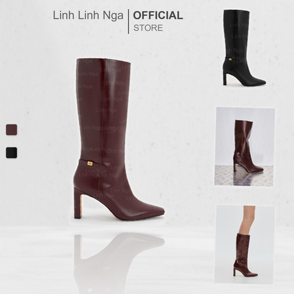 Bốt С&Κ Georgina Leather Knee-High Boots - SL1-91720008 chính hãng đủ bill