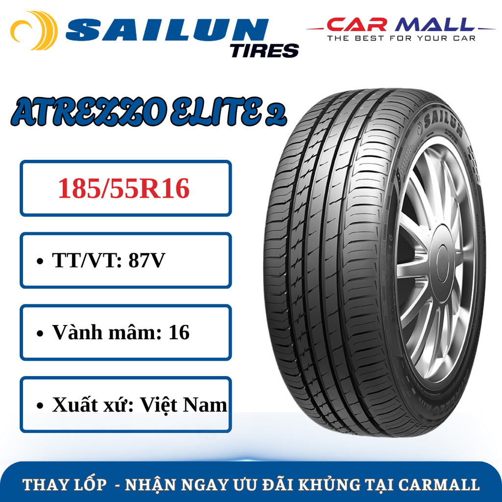 Lốp xe du lịch SAILUN 185/55R16 ATREZZO ELITE2