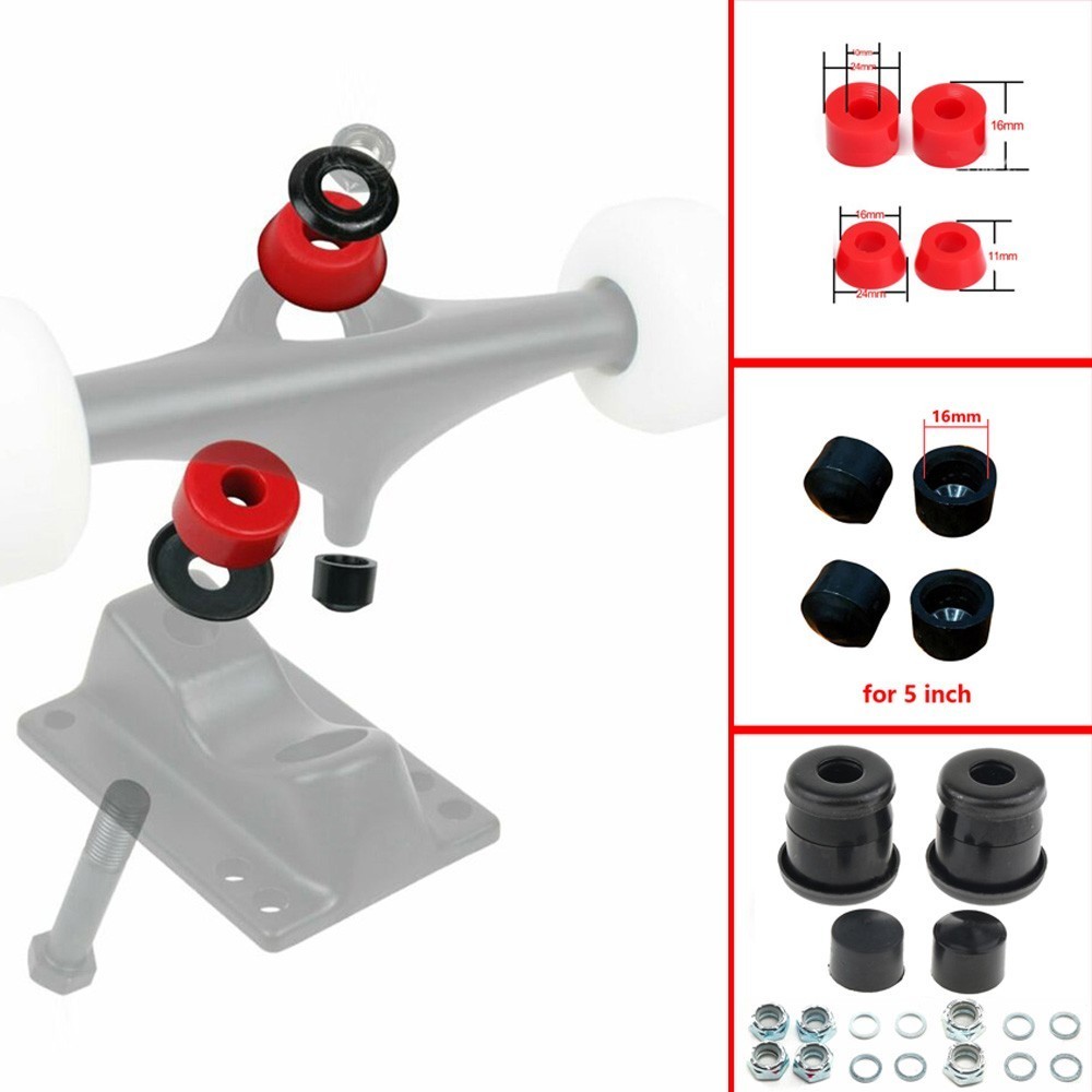 [BÁN FLASH] Bộ đồ chống sốc ván trượt 90a Hard Longboard Pivot Tube Phụ kiện cốc -LUSH