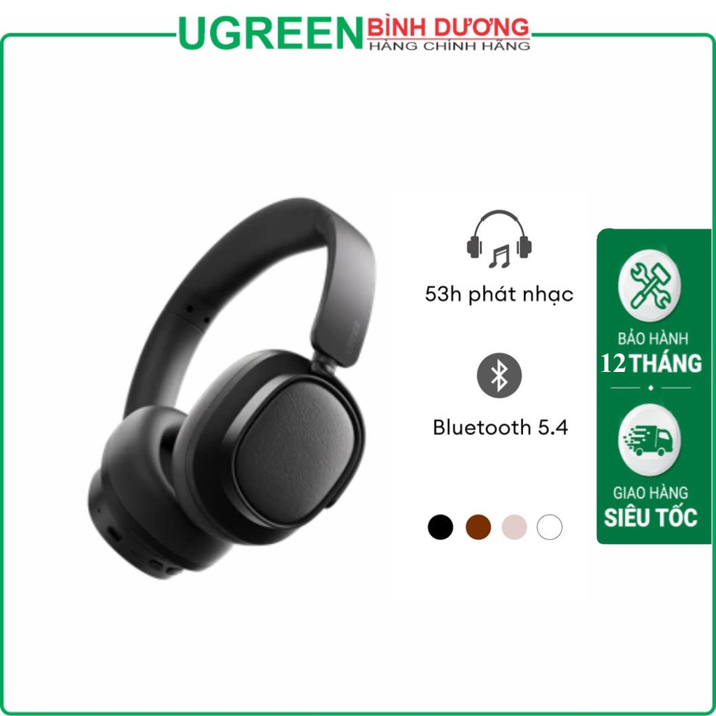 Tai nghe chụp đầu không dây EDIFIER Bluetooth 5.4 ES850NB,màu đen
