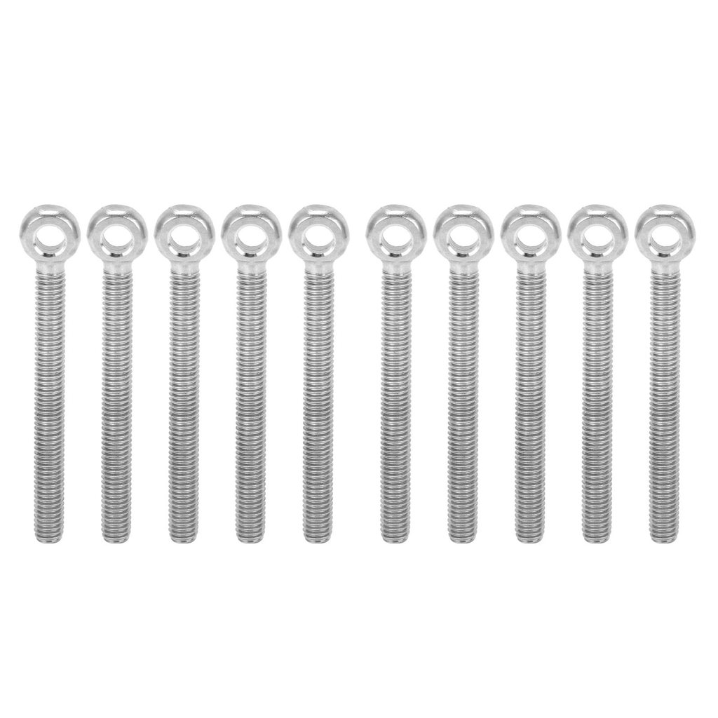 10 Chiếc Bu Lông Mắt Thép Không Gỉ 304 M6x60 Vít Móc Để Thắt Lưng Kết Nối