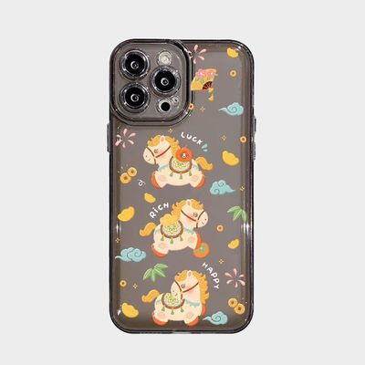 Suntaiho In Hình Dễ Thương TPU Mềm Chống Sốc Ốp Lưng Điện Thoại YB7638 Cho iPhone 11 12 13 14 15 16 17 Pro Max