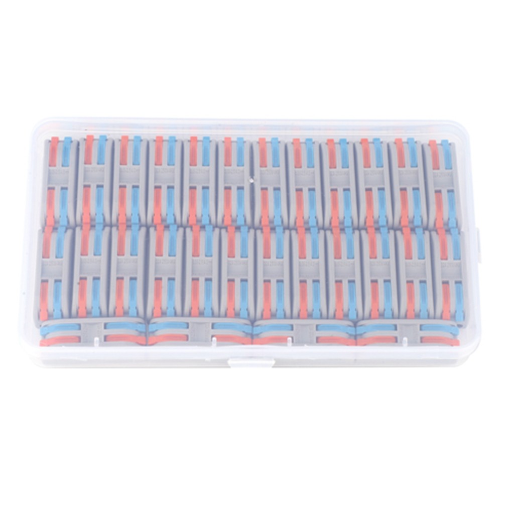 28 CÁI 11 ~ 28AWG PCT-2-2 Đầu nối dây màu Thiết bị đầu cuối nhanh cho vật tư điện công nghiệp