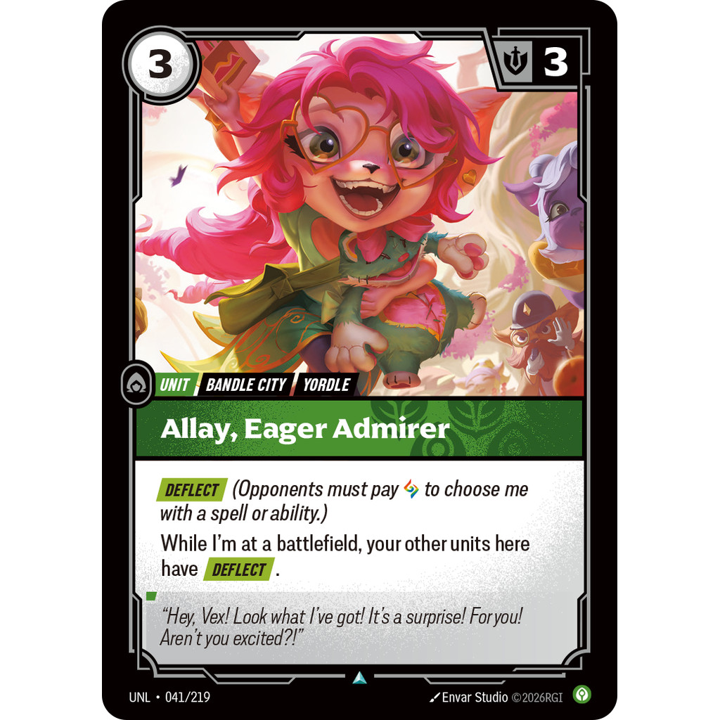 [RB-UNL] Allay, Eager Admirer - Uncommon (Calm) - Riftbound Unleashed
