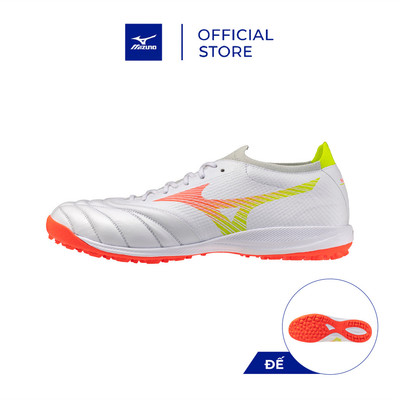 Giày Bóng đá Unisex MORELIA NEO V BETA PRO AS Trắng/Cam cháy/Vàng ánh xanh - P1GD269454