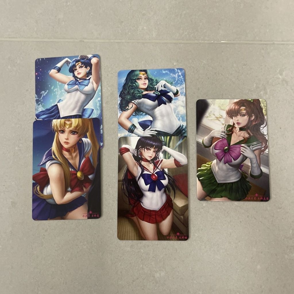 Thủy Thủ Mặt Trăng Thủy Thủ Mặt Trăng Anime Thẻ Flash Bộ Sưu Tập Thẻ diy Nhiều Màu Sắc Flash hot Ser