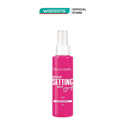 Xịt Khóa Makeup Kiềm Dầu Silkygirl Makeup Setting Spray Matte 70ml